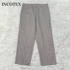 【美品】 INCOTEX チノパンツ スラックス 42 グレージュのサムネイル