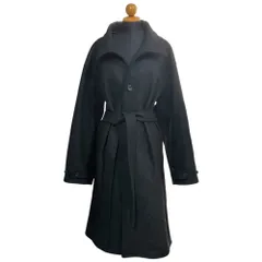 ◆未使用品◆PUBLIC TOKYO ウール ロングコート サイズ02 黒 ブラック レディース ※タグ付き 日本製 R3571NYのサムネイル