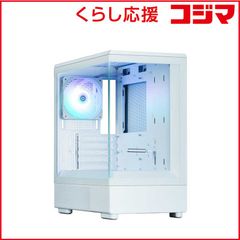 443 ZALMAN P10 White ピラーレス構造採用 ミニタワー - メルカリ