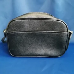 FROMb ショルダーバッグ 黒革 ゴールド金具 レザー調