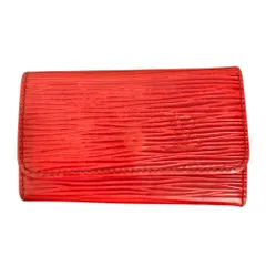 LOUIS VUITTON ルイヴィトン エピレザー ミュルティクレ 4連キーケース M63827 レッド レディース 古着 中古 USED