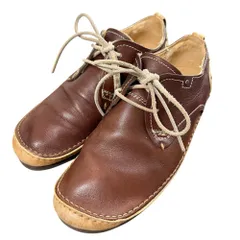 美品 REGAL リーガル レザー バイカラー レースアップ シューズ 23.5cm ブラウン レディース 古着 中古 USED