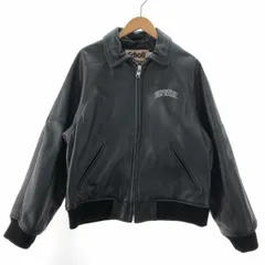 【中古】Supreme × Schott 19FW Martin Wong 8-Ball Leather Varsity Jacket レザージャケット M ブラック シュプリーム ショット Cowhide[10]のサムネイル