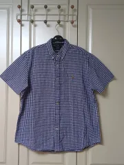 メンズ POLO RALPH LAUREN(ポロラルフローレン) ギンガムチェック半袖 シャツ LG サイズ