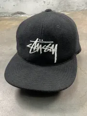 STUSSY ストックロゴ ウールキャップ