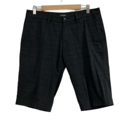 Burberry Black Label(バーバリーブラックレーベル) ハーフパンツ メンズ美品  - 黒 チェック柄