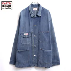 50s vintage BIG B BROTHERHOOD デニム カバーオール メンズ XL~サイズ相当 ビッグサイズ オーバーサイズ