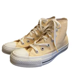 未使用 CONVERSE コンバース ちいかわ ALL STAR CL HI ハイカットスニーカー US5 24.0cm クリームイエロー  レディース 古着 中古 USED