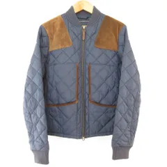 良品 RALPH LAUREN SPORT ラルフローレンスポーツ キルティングジャケット Mサイズ ネイビー レディース 古着 中古 USED