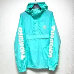 S 90 HUF(ハフ) 허프X트레셔(スラッシャー) Anorak（アノラック）ハーフジップ ウィンドブレーカー