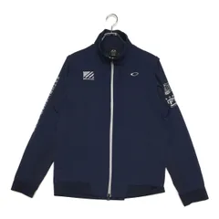 中古 メンズ オークリー OAKLEY フルジップアウター L 紺系 メッシュ裏地 ダブルジップ 2WAY