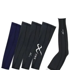 【新品】 [シーダブリューエックス/ワコール] アームカバー 野球 アームサポーター メンズ レディース ユニセックス 高校野球対応あり 右腕 左腕 bcr009 bcr007 SOLVシール付き (ブラック（スモールロゴ）, 左腕用 L(29-32cm))