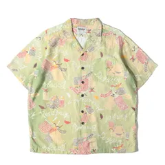 BOWWOW バウワウ シャツ グリーン(GREEN SUNBURN) サイズ:L | 24SS RECOGNIZE エイジング加工 ハワイアンシャツ / アロハシャツ (HAWAIIAN BREAKS HAWAIIAN SHIRTS)【中古】のサムネイル