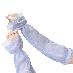 【新品】 [Lalapala] アームカバー レディース UVカット 夏 アームスリーブ ゆったり 日焼け対策 UPF50+ ひんやり クール 接触冷感 腕カバー アイスシルク 吸汗速乾 紫外線対策 肌触り良い 通気性 快適 おしゃれ 可愛い 脱着簡単 通 1