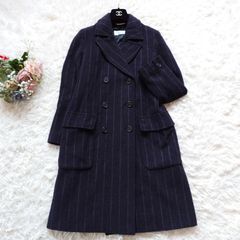 MaxMara ロングコート アルパカ　ネイビー MaxMara ロングコート アルパカ ネイビー - メルカリ