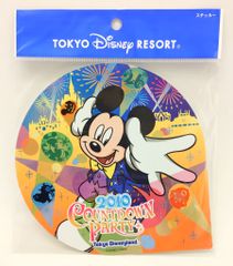 東京ディズニーランド カウントダウン2010 ステッカー ポストカード