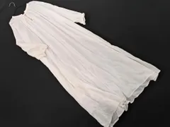 LOWRYS FARM ローリーズファーム ７分袖 ロング シャツ ワンピース 白 ■◇ レディース