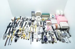 【送料無料】 カシオ CASIO シチズン CITIZEN セイコー SEIKO 他 腕時計 80本 まとめ売り