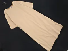 AZUL BY MOUSSY アズールバイマウジー プリーツ 切替 ロング Iライン ワンピース sizeS/ベージュ ■◇ レディース