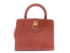 ANNE KLEIN アンクライン レザー 2WAY ショルダー バッグ 茶 ■■ レディースのサムネイル