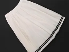 MUVEIL WORK ミュベールワーク プリーツ スカート size36/白 ■◇ レディースのサムネイル