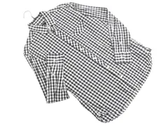 NEWYORKER ニューヨーカー ギンガムチェック ボタンダウン シャツ sizeL/黒ｘ白 ■◇ メンズ