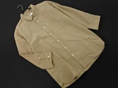 SHIPS シップス リネン混 ストライプ シャツ sizeS/ベージュ ■◇ メンズ