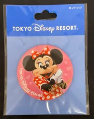 東京ディズニーリゾート カンバッジ(実写/サイン付) ミニー(旧フェイス)