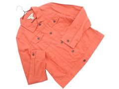 L.L.Bean エルエルビーン リネン混 ジャケット sizeL/オレンジ ■◇ レディース