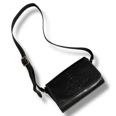 美品 Vivienne Westwood ヴィヴィアンウエストウッド アコード ショルダーバッグ レザー オーブ型押し エンボス