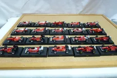 中古品 現状渡し 京商 1/64 フェラーリ F1 ミニカー ミニカーコレクション 20台 セット まとめ F399 F310 126C4 312T2 312T4 126CK 126C4のサムネイル