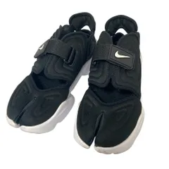 良品 NIKE ナイキ AQUA RIFT アクアリフト スプリットトゥ スニーカー CW7164-001 24.5cm ブラック レディース 古着 中古 USED
