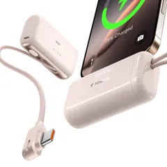 TORRAS 22.5W USB-C モバイルバッテリ 5000mAh 最小型コンパクト 軽量 低温 熱対策 2台同時充電可能 旅行/出張/アウトドア/キャンプ PSE技術基準適合 iPhone 17 / 16 シリーズ