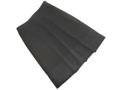 NATURAL BEAUTY BASIC ナチュラルビューティーベーシック Aライン 台形 スカート sizeS/黒 ■◇ レディース