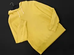 Champion チャンピオン ロゴ刺繍 プルオーバー パーカー sizeL/黄 ■◇ メンズ