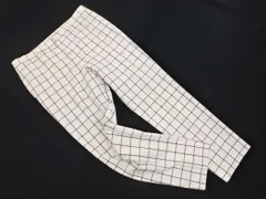 BEAUTY & YOUTH ビューティ&ユース ユナイテッドアローズ チェック トラウザー パンツ sizeM/オフホワイト ■◇ レディース