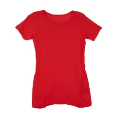 ヨウジヤマモト ファムYohji Yamamoto FEMME コットンストレッチTシャツ 赤2のサムネイル
