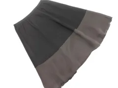 ef-de エフデ バイカラー スカート size9/黒ｘ茶 ■◇ レディースのサムネイル