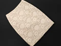 NATURAL BEAUTY BASIC ナチュラルビューティーベーシック 総レース タイト スカート sizeM/オフホワイト ■◇ レディース