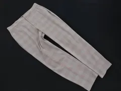 ZARA ザラ グレンチェック テーパード パンツ size38/グレージュ ■■ レディース