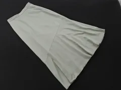 NATURAL BEAUTY BASIC ナチュラルビューティーベーシック サテン マーメイド スカート sizeS/カーキ ■◇ レディース