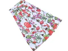 ZARA WOMAN ザラ ウーマン ギンガムチェック 花柄 ロング スカート sizeXS/青 ■◇ レディース