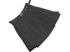 BURBERRY バーバリー BLUE LABEL ブルーレーベル フレア ミニ スカート size38/黒 ■◇ レディース