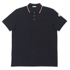 MONCLER ポロシャツ ネイビー - メルカリ