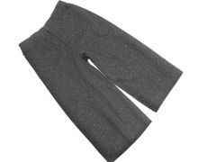 INDIVI インディヴィ 総柄 ガウチョ パンツ size38/チャコール ■◇ レディース