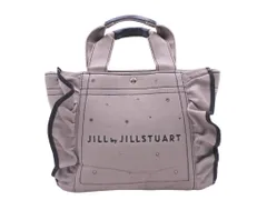 JILLSTUART ジルスチュアート ビジュー フリル トート バッグ sizeFR/グレー ■■ レディース