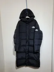 (XL) THE NORTH FACE ザノースフェイス グースダウンロングダウンコート ブラック ファーダウンコート