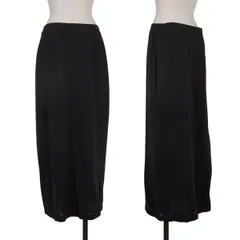 ジルサンダーJIL SANDER トロウールバックスリットロングスカート 紺40のサムネイル