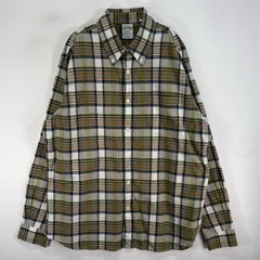 古着 ブルックスブラザーズ Brooks Brothers 長袖シャツ チェック REGENT FIT 胸ポケ L  グリーン系 マルチカラー メンズ