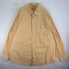 古着 ブルックスブラザーズ Brooks Brothers 長袖シャツ 胸ポケ ボタンダウン XL  イエロー系 チェック メンズ